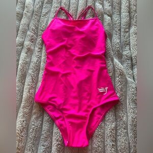 Vibrant Pink One-Piece Swimsuit